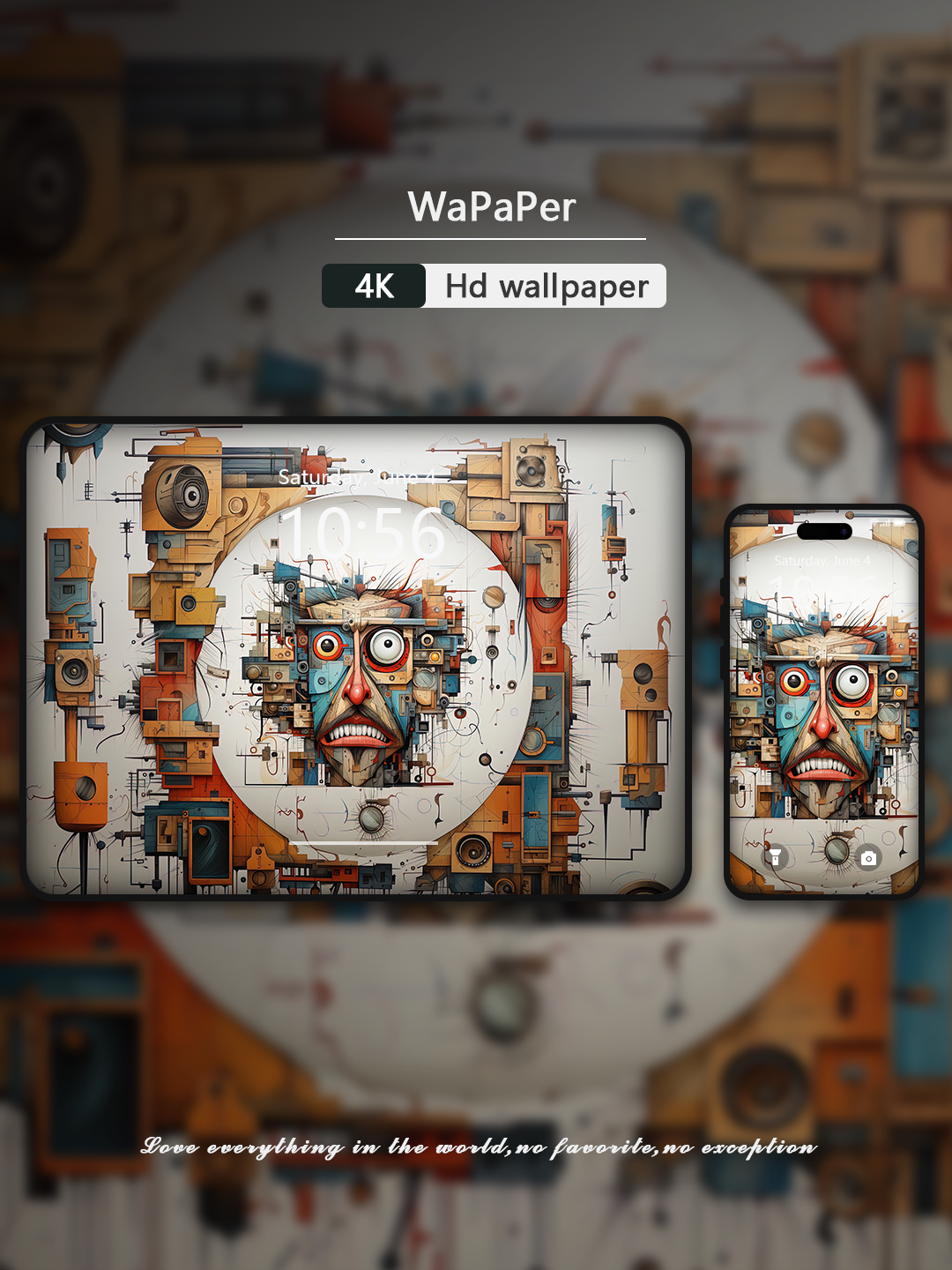 Abstract Characters2 HD Wallpaper