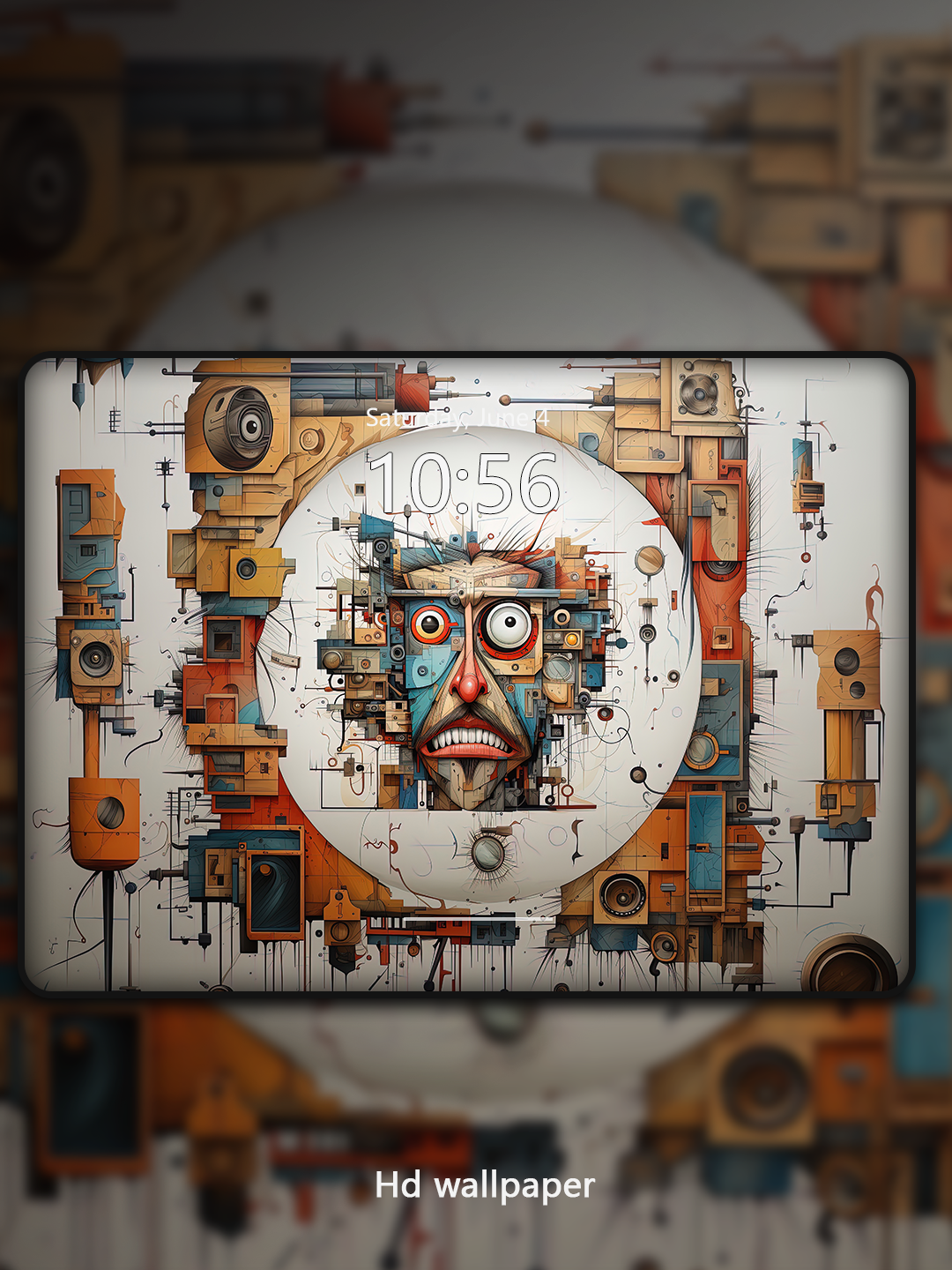 Abstract Characters2 HD Wallpaper