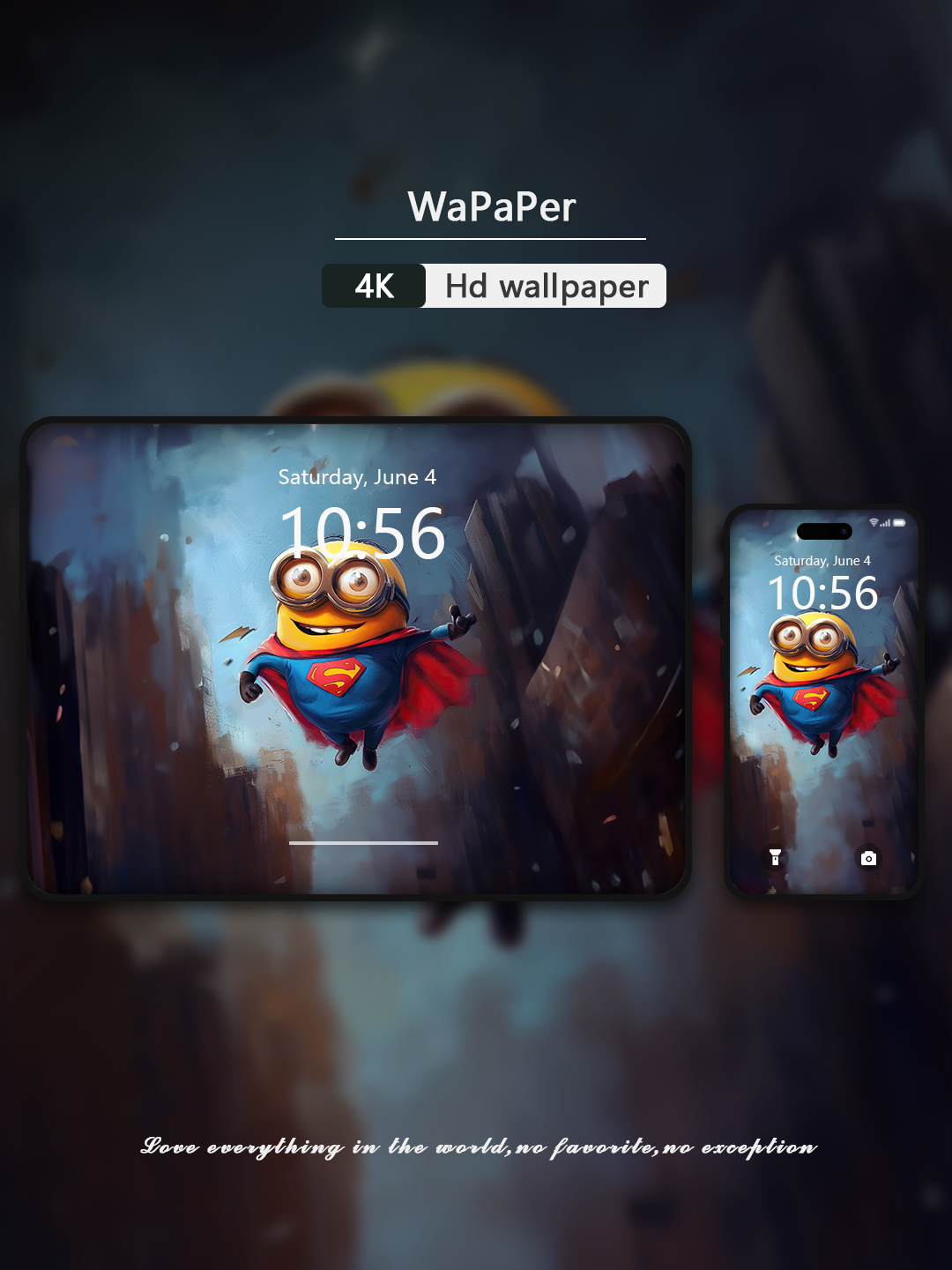 Minion Superhero HD Wallpaper