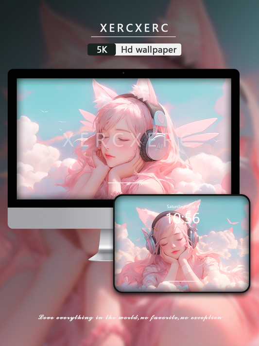 C016 · Dreamy Style · Sky Echo Computer Wallpaper