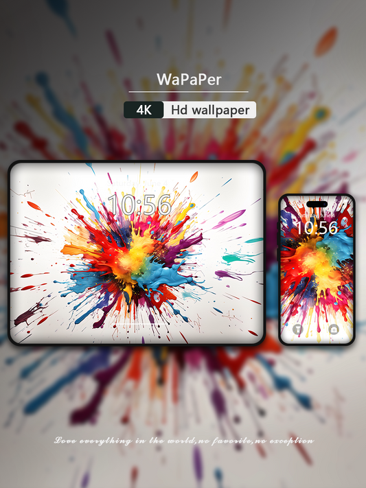 Colorful Spray Painting HD Wallpaper