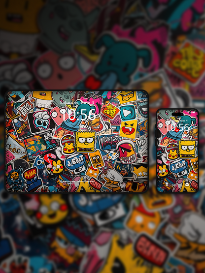 Mini Stickers HD Wallpaper