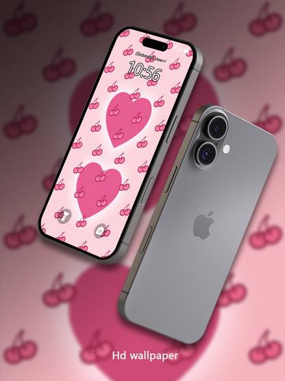 Pink  Heart HD Wallpaper