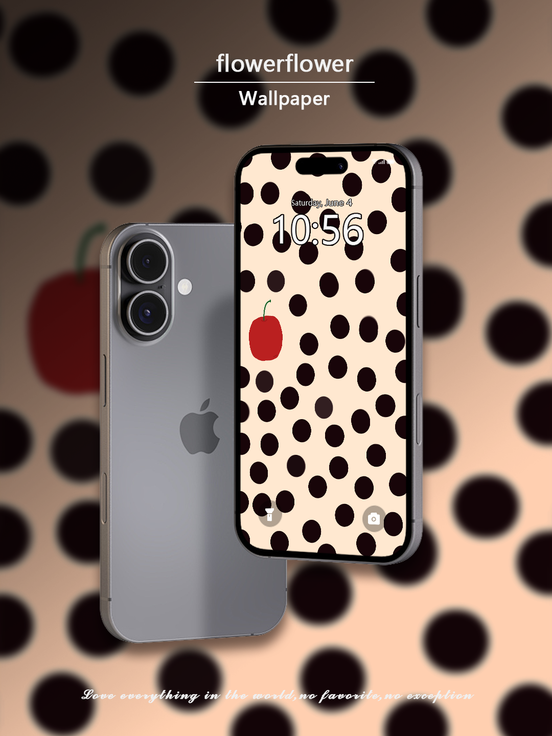 Polka Dot Red Apple HD Wallpaper