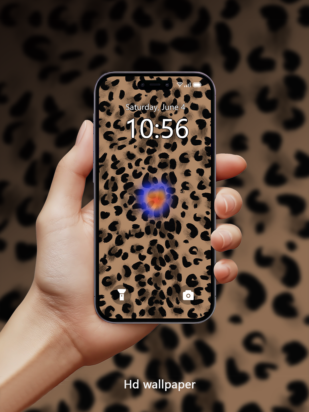 Leopard print HD Wallpaper