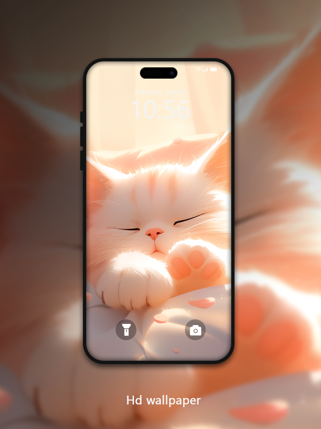 C031· Healing · Meow Language Phone Wallpaper