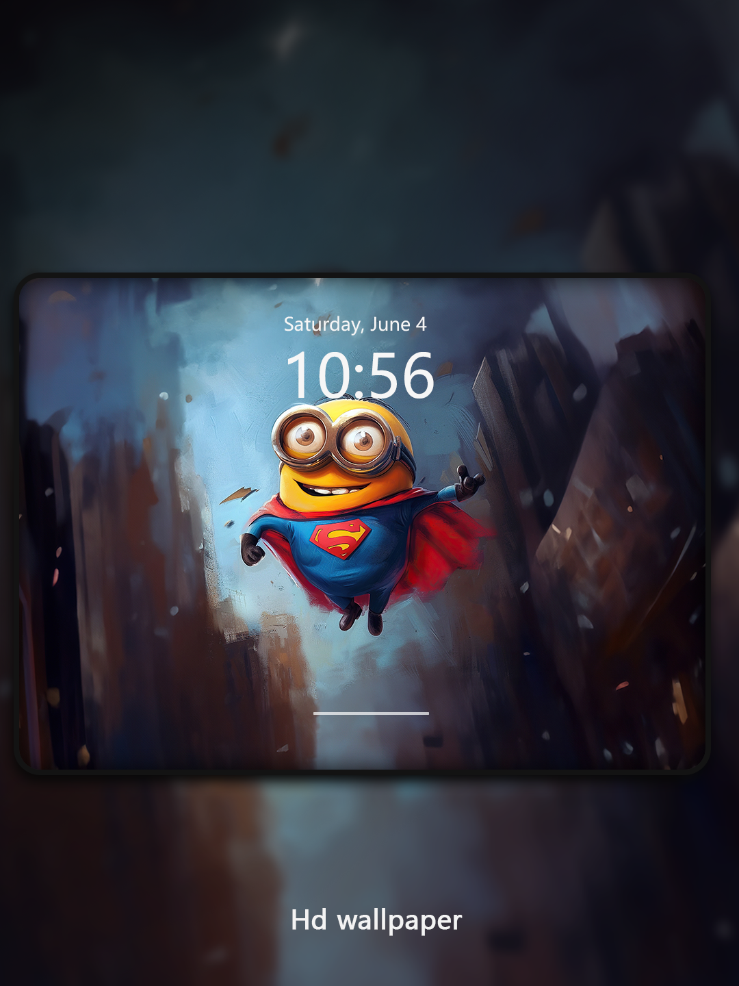 Minion Superhero HD Wallpaper