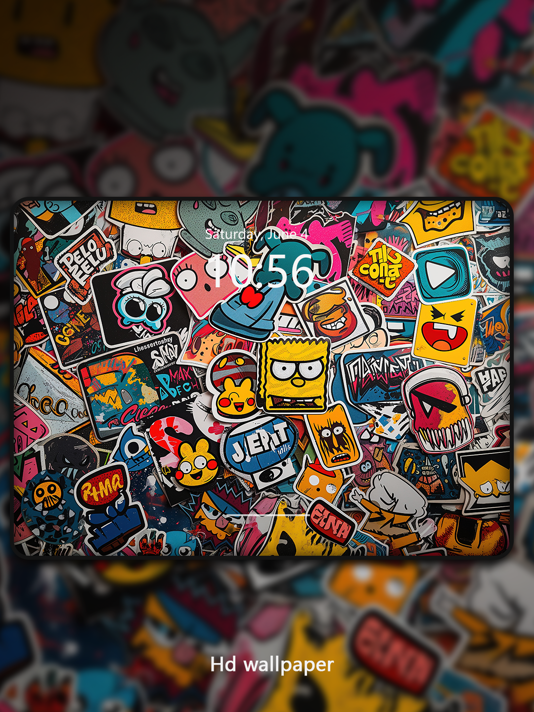 Mini Stickers HD Wallpaper