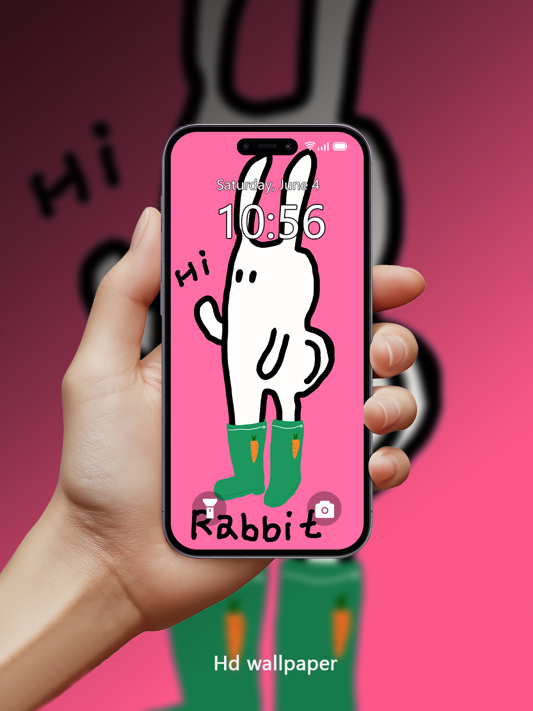 Hi Rabbit HD Wallpaper