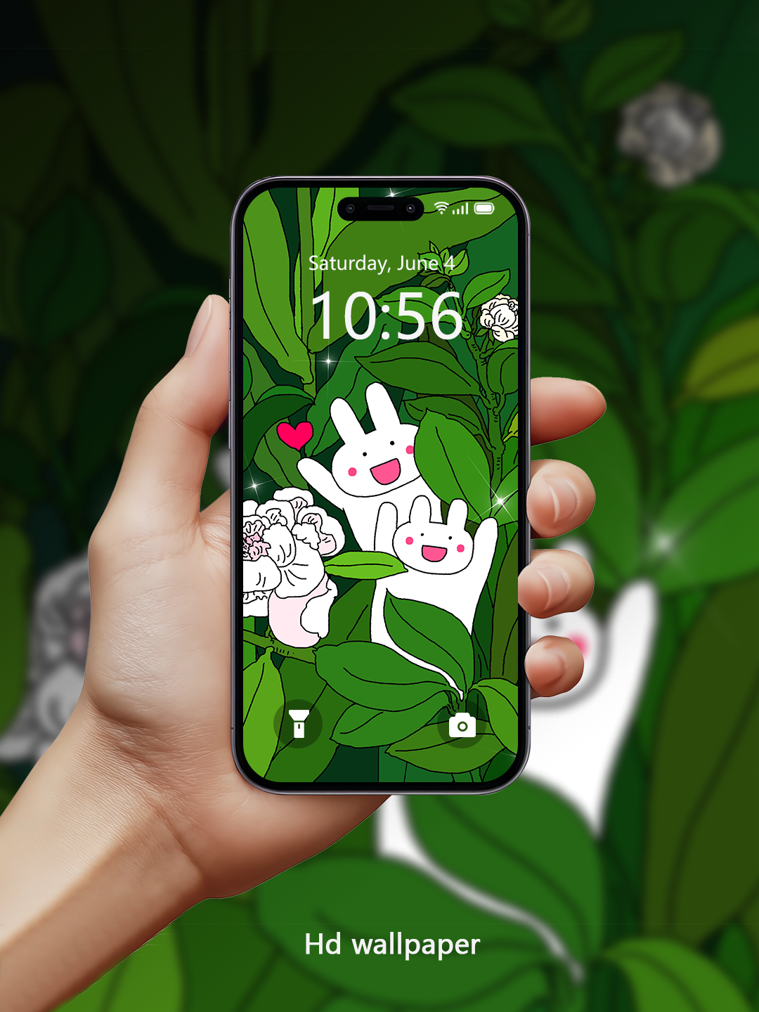 Love rabbit  HD Wallpaper