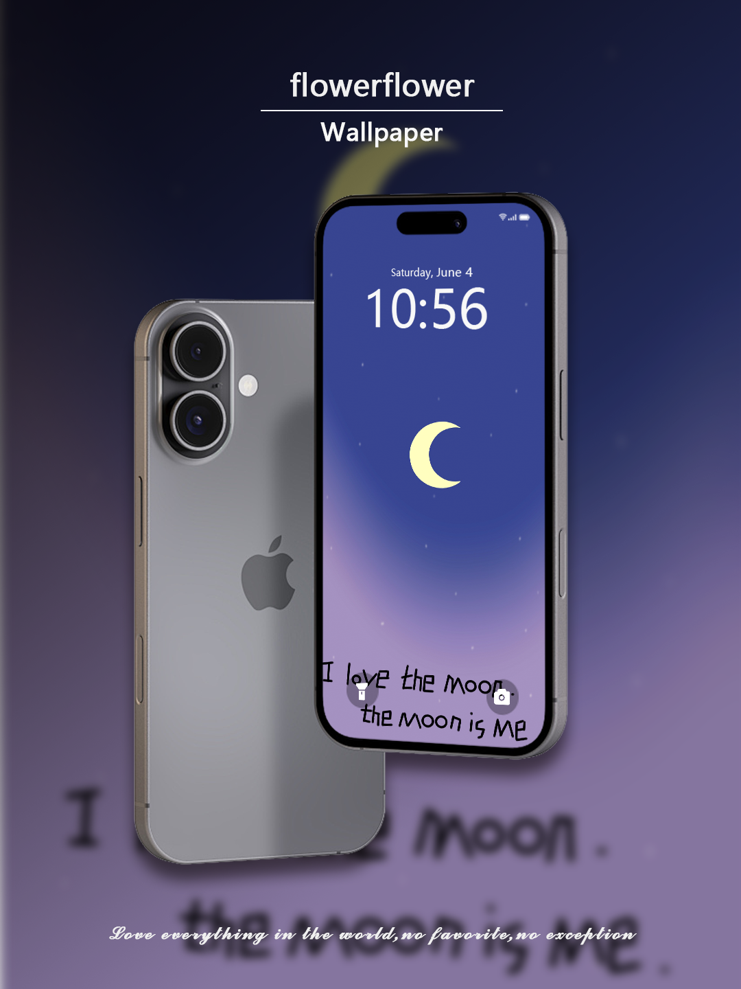 Love the Moon HD Wallpaper