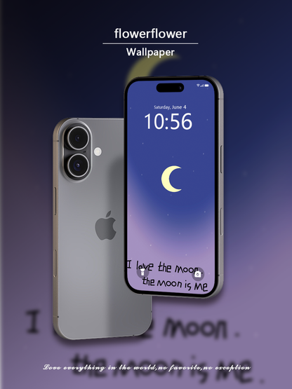 Love the Moon HD Wallpaper