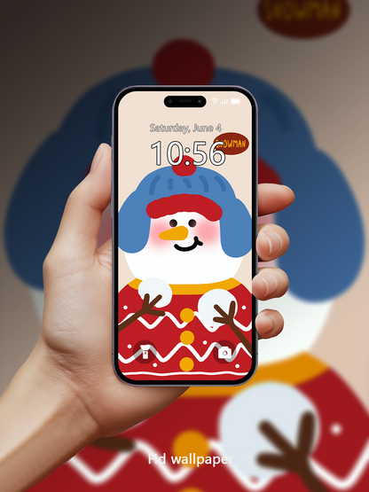 Snowman HD Wallpaper